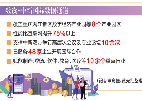 激活重庆开放新动能 &nbsp;&nbsp;中新国际数据通道架起跨境“数字桥梁”